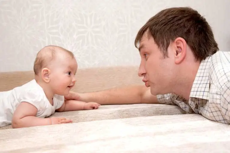 baby first time talking