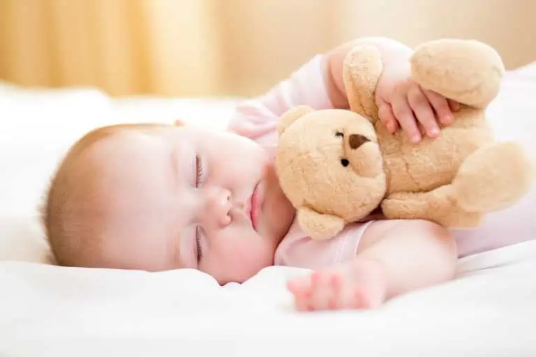 Baby Sleeping on the side