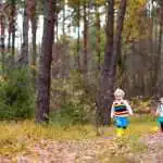 Children outside playing